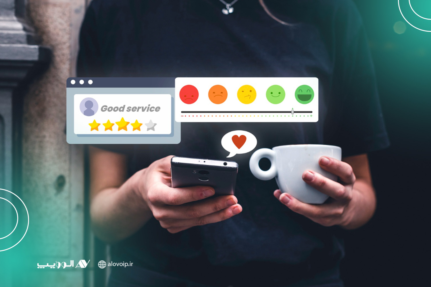 اهمیت نظرسنجی پایان تماس